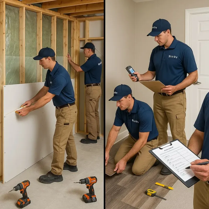 Repairs and Reconstruction process in Byrdstown, TN